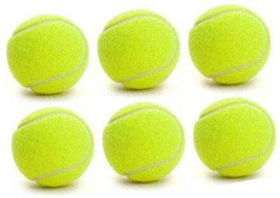 gamers hub green cricket tennis ball- 6 pieces Cricket Tennis Ball(Standard, Pack of 6, Green)