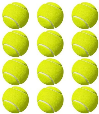 gamers hub Tennis cricket ball Green (pack of 12) Cricket Tennis Ball(Standard, Pack of 12, Green)