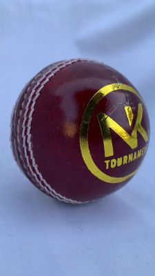 NK WORLD 4 Piece Tournament Cricket Ball Cricket Leather Ball(Standard, Pack of 1, Red)