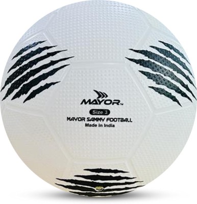 MAYOR Sammy-3 Football - Size: 3(Pack of 1, White)