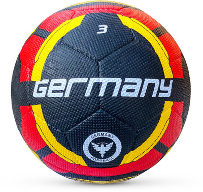 VECTOR X Germany Rubber Moulded Football - Size: 3(Kids, Pack of 1, Red, Black)