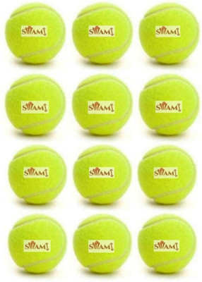 HOC Light Weight Cricket Tennis Ball Pack of 12 Pieces Cricket Tennis Ball(Standard, Pack of 12, Green)