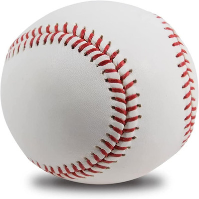 YMD Baseball Standard Official Size 9 inch Suitable for Youth League Practice Baseball(Pack of 1, White)