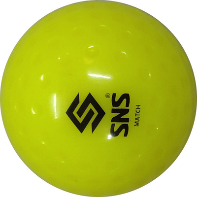 SNS Dimple Yellow Match Hockey Ball(Standard, Pack of 1, Yellow)