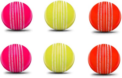 BIG BRO FITNESS Cricket Wind Ball-Made in India(MULTICOLOR) Cricket Synthetic Ball(Pack of 3)