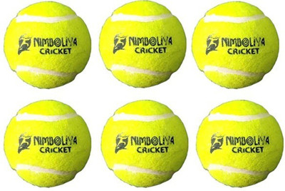 NIMBOLIYA T20 Champion- 6 Cricket Tennis Ball Rubber Cricket Tennis Ball(Standard, Pack of 6)