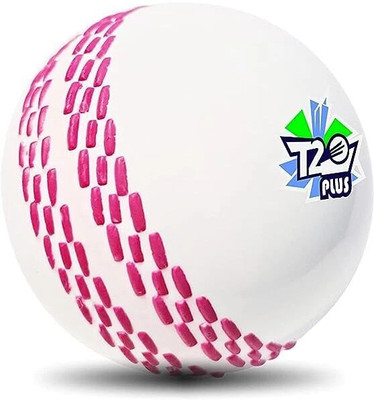 Jaspo T-20 Plus Practice Cricket Ball/Wind Balls for - Indoor & Outdoor Street & Beach Cricket Synthetic Ball(Standard, Pack of 1, White)