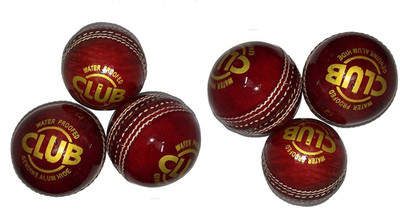 RASTOGI TRADERS club Cricket Leather Ball(Standard, Pack of 6)