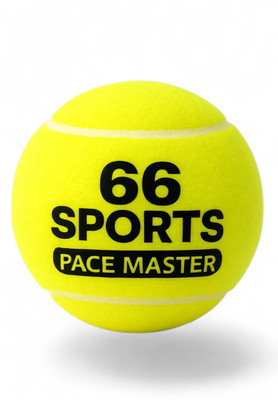 66 SPORTS Pace Master Light Weight and soft & Bouncy Premium Tennis Ball Tennis Ball(Standard, Pack of 1, Yellow)