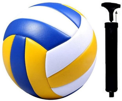 SINGHALTRADE Volleyball with Air Inflating Pump Volleyball - Size: 4(Standard, Pack of 2)
