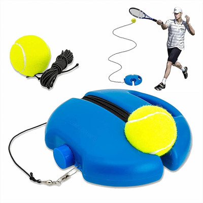 AJEET Self-Tennis Practice Ball with String Tennis Trainer Rebound Ball Sport Exercise Tennis Ball(Standard, Pack of 1)