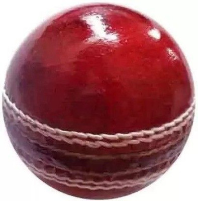 shourya trader orignal red ball Cricket Leather Ball(Standard, Pack of 1, Red)
