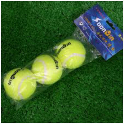 Owlix XCV- Cricket Tennis Ball Green color , Pack of 3 Balls t109 Cricket Tennis Ball(Standard, Pack of 3)