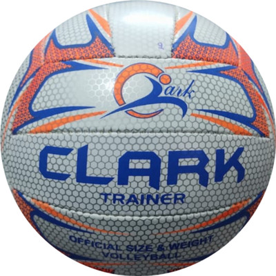 clark CL4 orange mashine pvc volleyball with net Volleyball - Size: 4(Standard, Pack of 1)