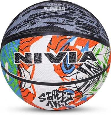 NIVIA Street Art Basketball - Size: 7(Standard, Pack of 1, Multicolor)