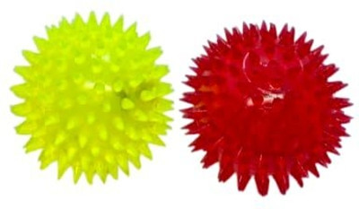 KFENTERPRISE Plastic Light Ball for Kids Play Led Soft Bouncing Flashing Lightning Jumping Ball(Kids, Pack of 2)