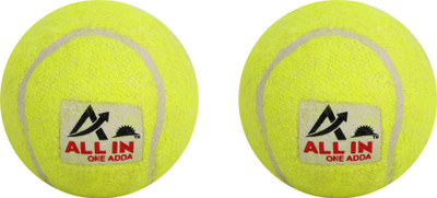 ALL IN ONE ADDA Rubber Combo Light Weight Tennis Ball for Cricket Cricket Rubber Ball(Standard, Pack of 2, Green)