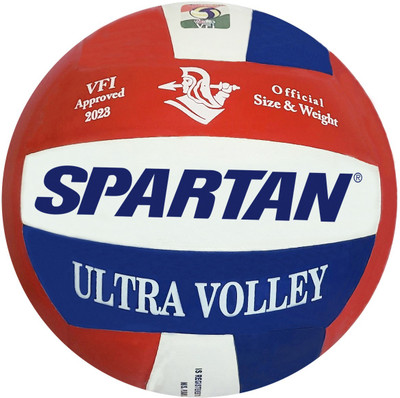 Spartan Ultra Volley Leather Volleyball Volleyball - Size: 4(Standard, Pack of 1)