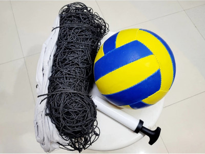 clark classy vvb with volleyball net and air pump xuv Volleyball - Size: 4(Standard, Pack of 3)