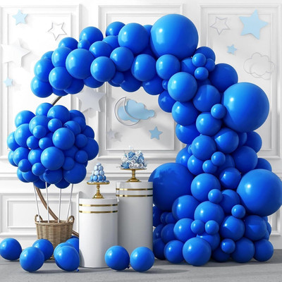Event Vibe Solid RTEP.DRKBLUBLN.50PCS Balloon(Blue, Pack of 50)
