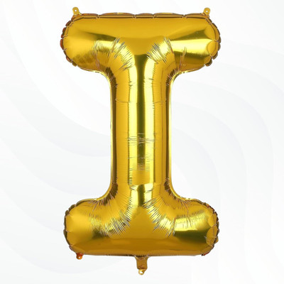 TREND N ART Solid Gold I Alphabet Balloons for Party Decoration Alphabets Letter Foil I 32 Inch Letter Balloon(Gold, Pack of 1)