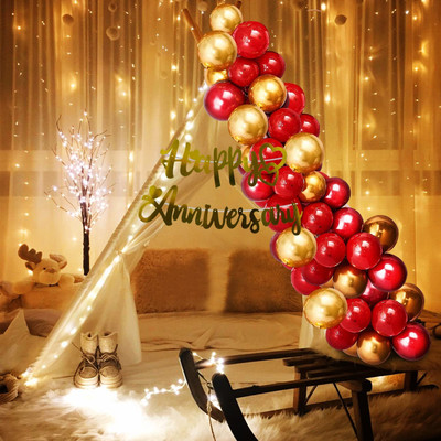 PRIMERISE Happy Anniversary Decoration Items Kit - 26Pcs Canopy Tent for Decoration(Set of 26)