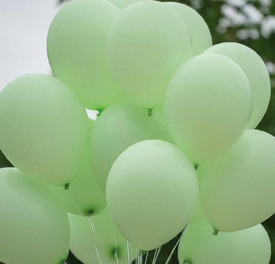 ideal star exports Solid Balloon07 Balloon(Green, Pack of 50)