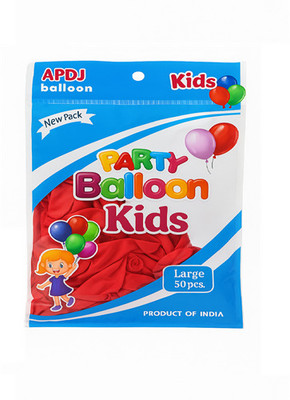 knowledge stationery and gift shop Solid Metallic Look Red Party Balloons – Pack of 50 Large Balloons Balloon(Red, Pack of 50)