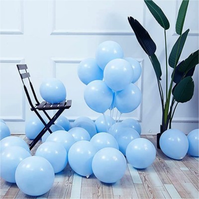 Business Squad Solid Pastel Balloons For Birthday, Anniversary, Baby Shower ,Marriage Celebration Balloon(Blue, Pack of 25)