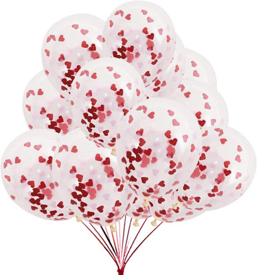 AMFIN Solid AN-CBHRP20 Balloon(Red, Pack of 20)