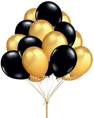 Tejal Trader Solid New-01-trader-BlackGolden01__PBBS Balloon(Gold, Pack of 51)