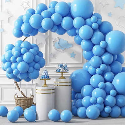 Event Vibe Solid RTEP.BLUBLN.50PCS Balloon(Blue, Pack of 50)