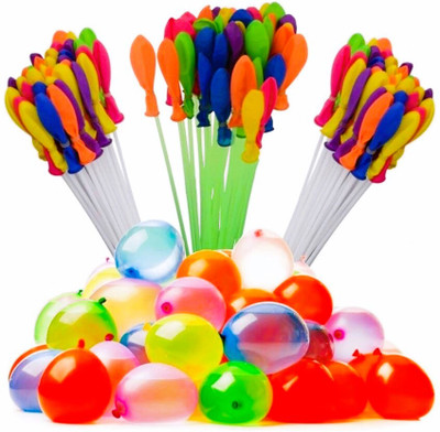 Netigems Solid Holi magic water balloon set for kids and adults | Holi items for celebration | Balloon Bouquet(Multicolor, Pack of 3)