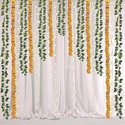 ARV Solid Haldi and Mehndi Decoration Items For Marriage - 13 Pcs Balloon(Yellow, Green, Pack of 13)