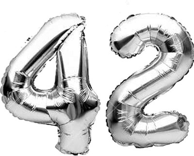 Tejal Trader Solid Solid Golden '28' number for Celebration (Gold, Pack of 3) Letter Balloon(Gold, Pack of 2)