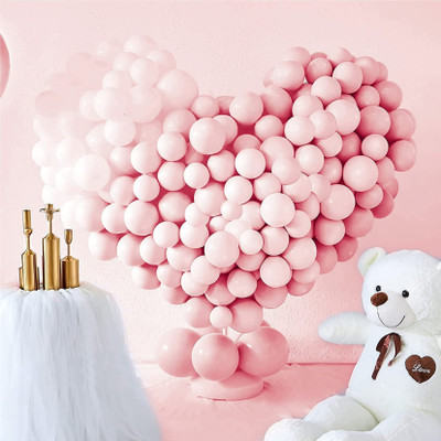 Business Squad Solid Pastel Balloons For Birthday Decoration, Baby Shower, Anniversary Party Balloon(Pink, Pack of 150)