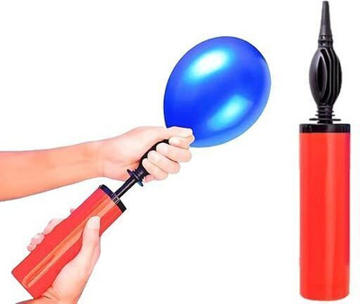 PARTY MIDLINKERZ Solid Manual Balloon Hand Pump - 1 Pc Air Pump For Balloon, Air Balloon Pump Balloon(Multicolor, Pack of 1)