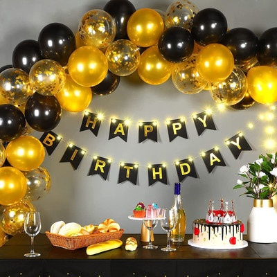 BBG BBG_Printed Happy Birthday Decoration kit Combo - 34 Pcs for Birthday Decor(Set of 2)