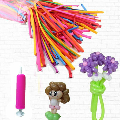 Kolva Solid KOL-100PCS-BT-BALLON1 Twister(Multicolor, Pack of 100)