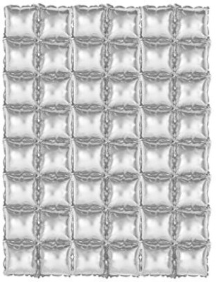 lalantopparties Printed Square Shape Foil Balloon Shimmer Backdrop Curtain Wall Backdrop For Birthday Balloon(Silver, Pack of 1)