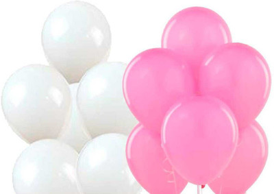 HEY TADA Solid Happy Anniversary Decoration Kit 36 pcs Balloon(Pink, Pack of 1)