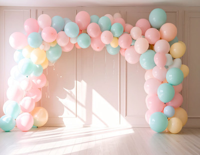 SKYWINS Solid Multicolour Pastel Balloons Pack of 100 for Birthday Party Decoration Balloon(Multicolor, Pack of 100)
