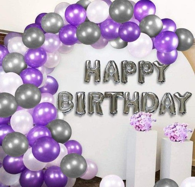 Bloomsevent Solid Elegant 31 Pcs Combo Happy Birthday Letter Foil Balloon + Metallic Balloons Balloon(Multicolor, Pack of 31) Bloomsevent Solid Elegant 31 Pcs Combo Happy Birthday Letter Foil Balloon + Metallic Balloons Balloon(Multicolor, Pack of 31)