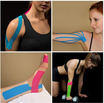 Black mirror kinesiology sport tape For Injury Muscle Joint Support Pain Relief Physiotherapy Kinesiology Tape