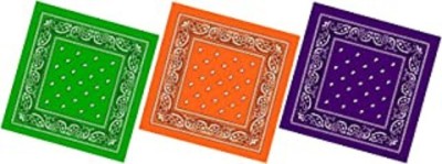 PAROPKAR Men & Women, Boys & Girls Self Design Bandana(Pack of 3)