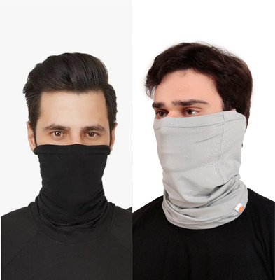 PEENAKIN Men Solid Bandana(Pack of 2)
