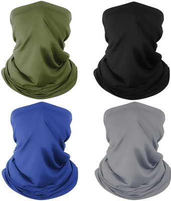 plutoprom Black, Blue, Green, Grey Bike Face Mask for Men & Women(Size: Free,  Balaclava)