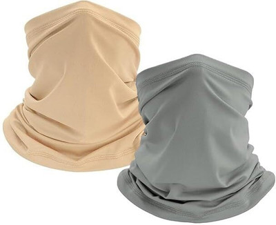 heenahosiery Men & Women, Baby Boys & Baby Girls Solid Bandana(Pack of 2)
