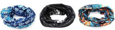 Sanchi Creation Boys & Girls, Men & Women Printed Bandana(Pack of 3)