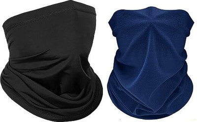 plutoprom Black, Blue Bike Face Mask for Men & Women(Size: Free,  Balaclava)